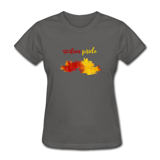 Sicilian Pride Women's T-Shirt - charcoal