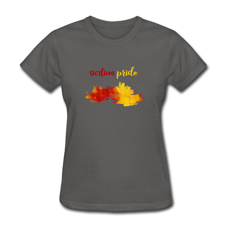 Sicilian Pride Women's T-Shirt - charcoal