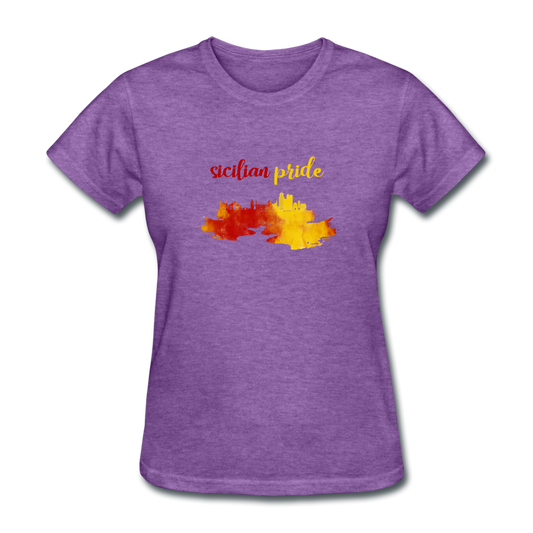 Sicilian Pride Women's T-Shirt - purple heather