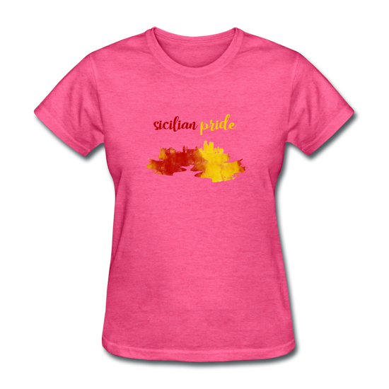 Sicilian Pride Women's T-Shirt - heather pink