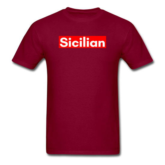 Sicilian Unisex Classic T-Shirt - burgundy