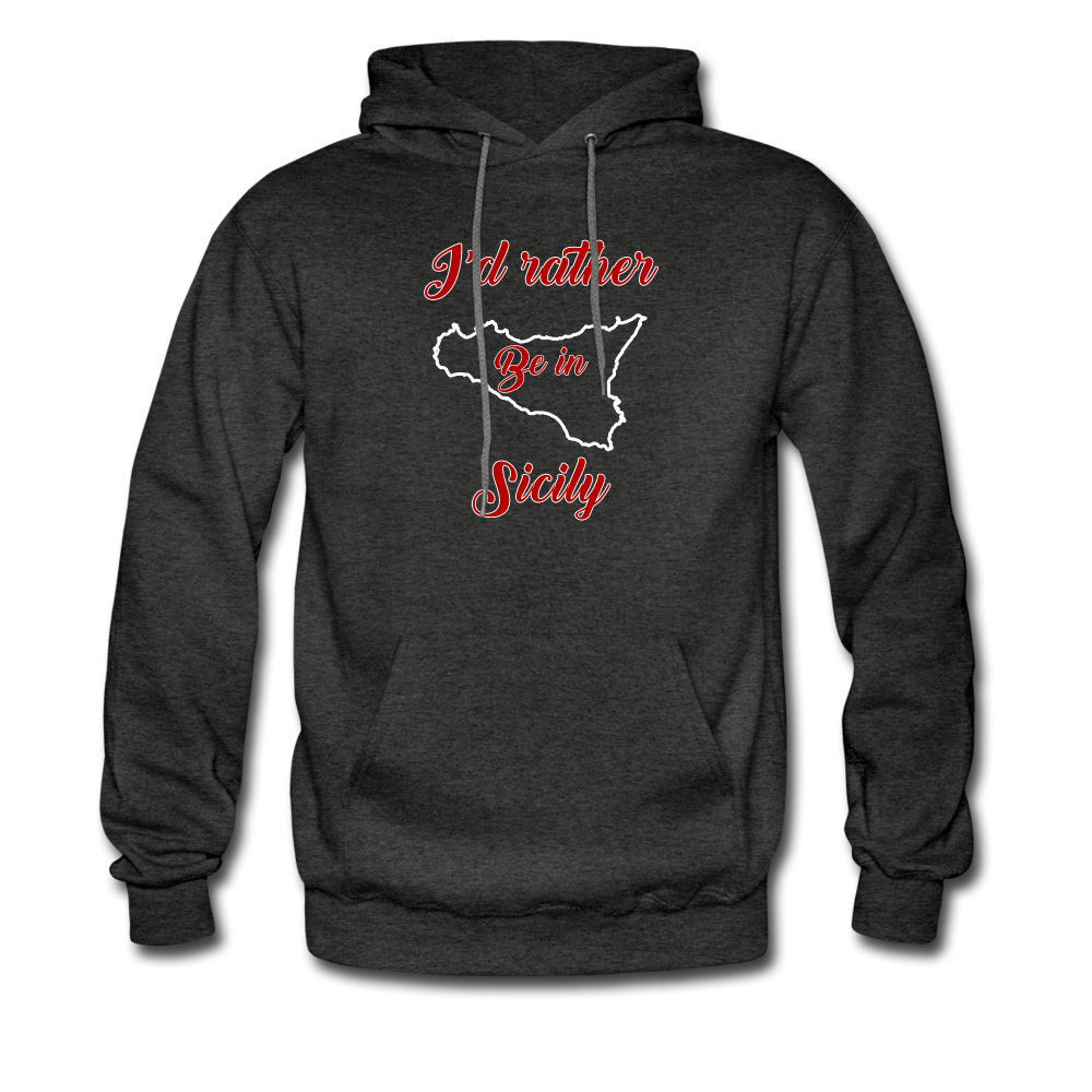 I'd rather be in Sicily Unisex Hoodie - black