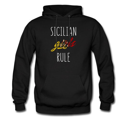 Sicilian girls rule Unisex Hoodie - black