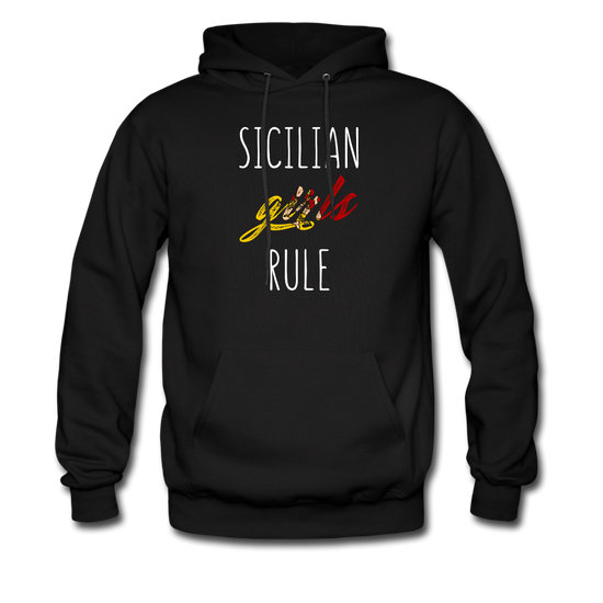 Sicilian girls rule Unisex Hoodie - black