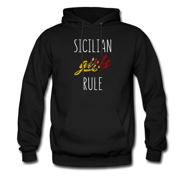 Sicilian girls rule Unisex Hoodie - black