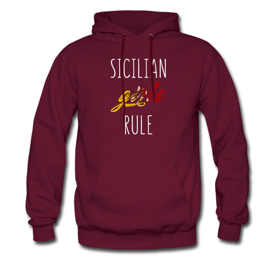 Sicilian girls rule Unisex Hoodie - burgundy