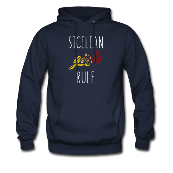 Sicilian girls rule Unisex Hoodie - navy