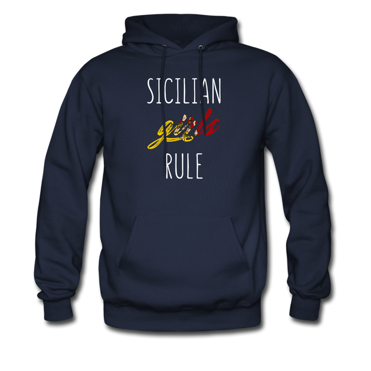 Sicilian girls rule Unisex Hoodie - navy