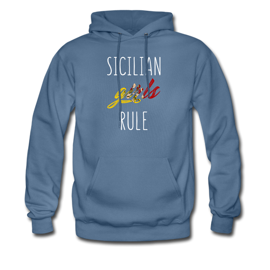 Sicilian girls rule Unisex Hoodie - denim blue