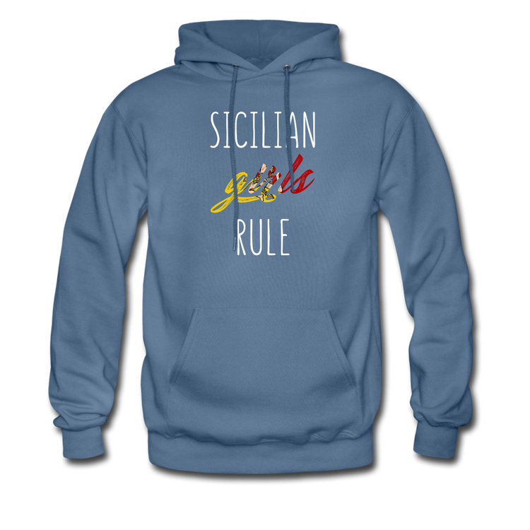 Sicilian girls rule Unisex Hoodie - denim blue