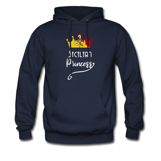 Sicilian Princess Unisex Hoodie - navy