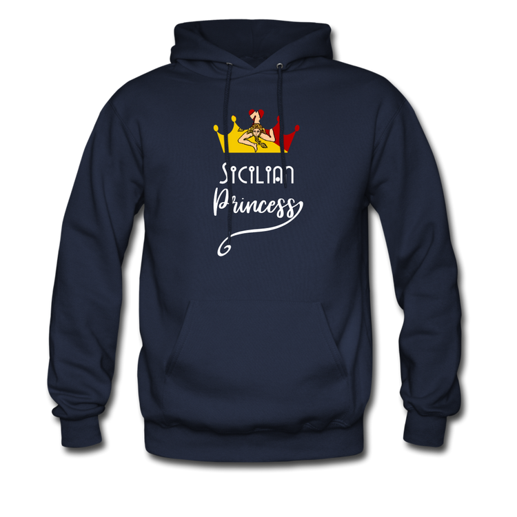 Sicilian Princess Unisex Hoodie - navy