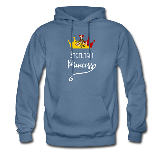 Sicilian Princess Unisex Hoodie - denim blue