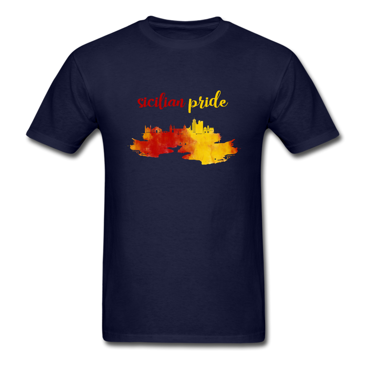 Sicilian Pride Unisex Classic T-Shirt - navy