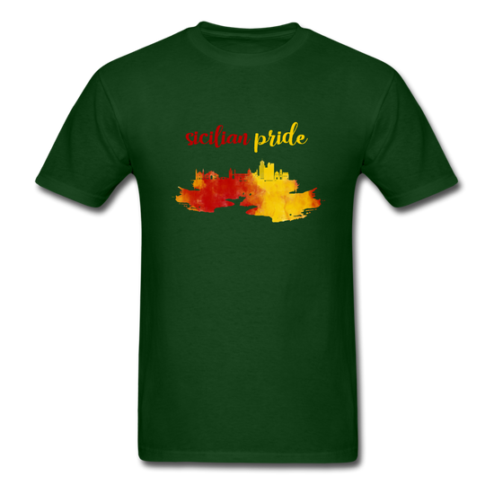 Sicilian Pride Unisex Classic T-Shirt - forest green