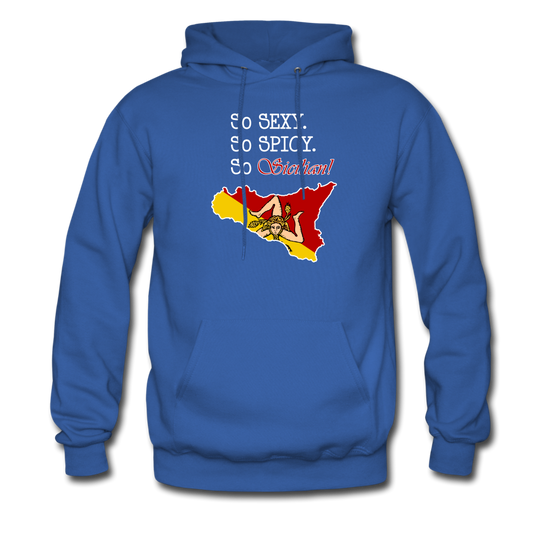 So sexy, So spicy, So Sicilian Unisex Hoodie - royal blue