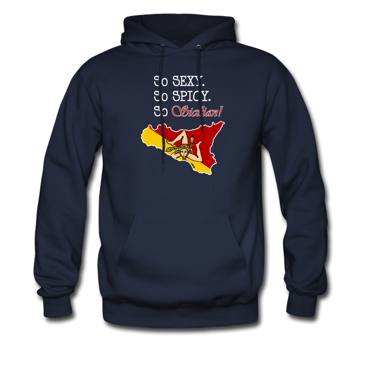 So sexy, So spicy, So Sicilian Unisex Hoodie - navy