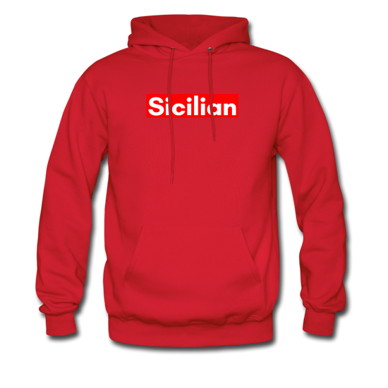 Sicilian Unisex Hoodie - red