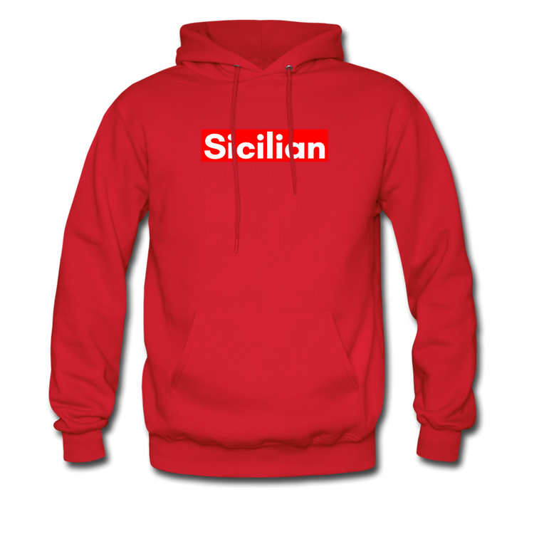 Sicilian Unisex Hoodie - red