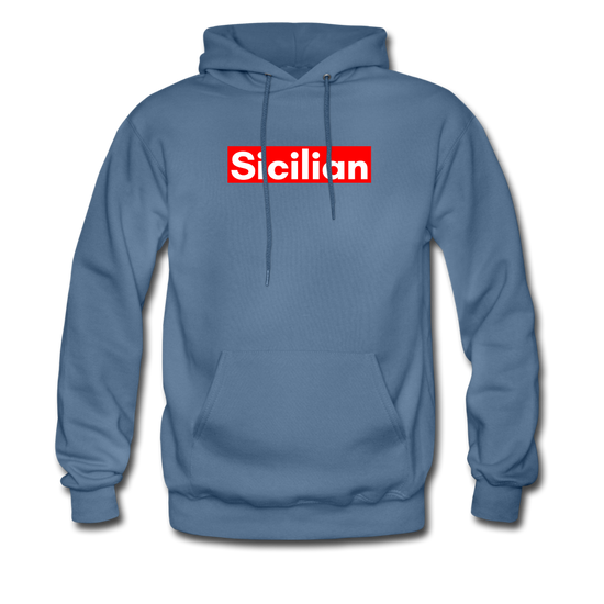 Sicilian Unisex Hoodie - denim blue