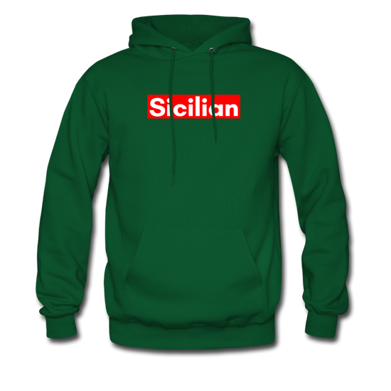 Sicilian Unisex Hoodie - forest green