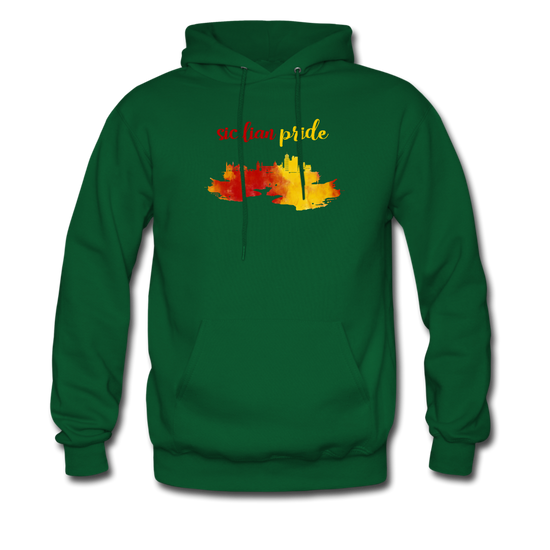 Sicilian Pride Unisex Hoodie - forest green