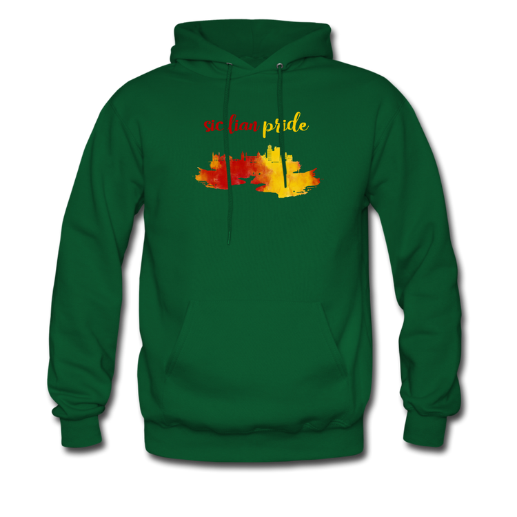 Sicilian Pride Unisex Hoodie - forest green