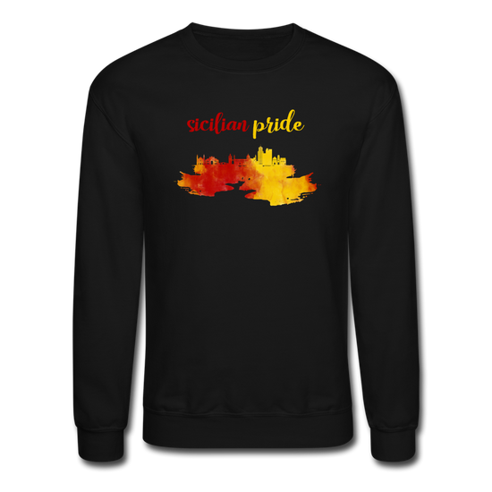 Sicilian Pride Crewneck Sweatshirt - black