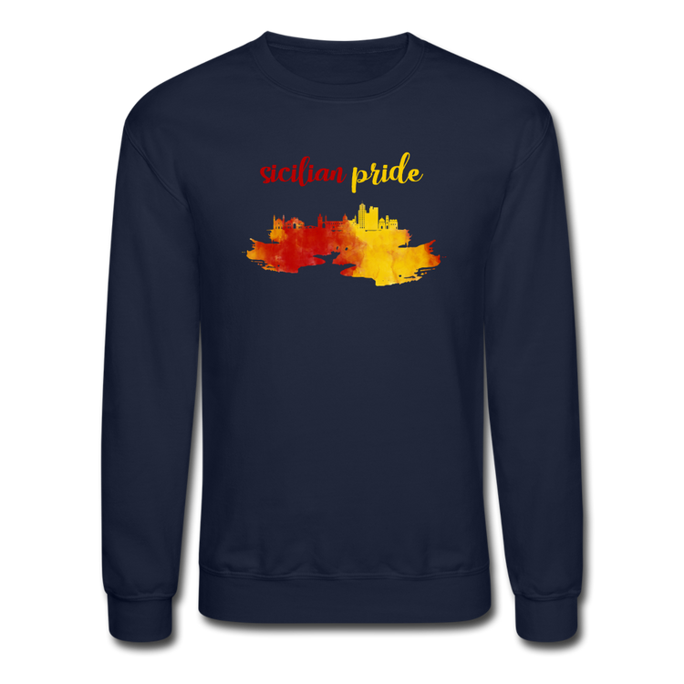 Sicilian Pride Crewneck Sweatshirt - navy