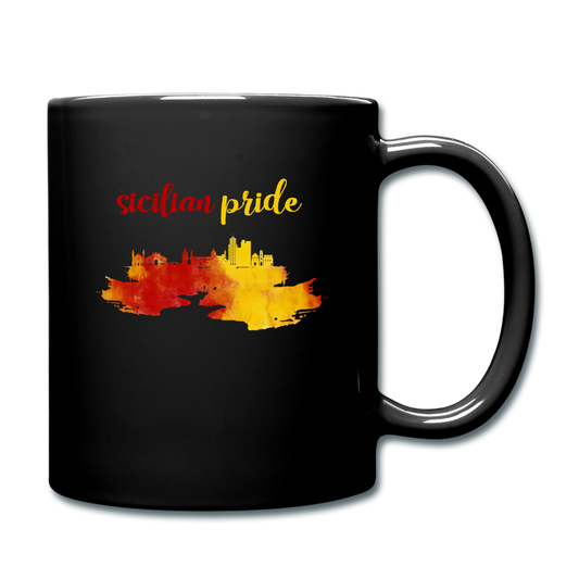 Sicilian Pride Full Color Mug 11 oz - black