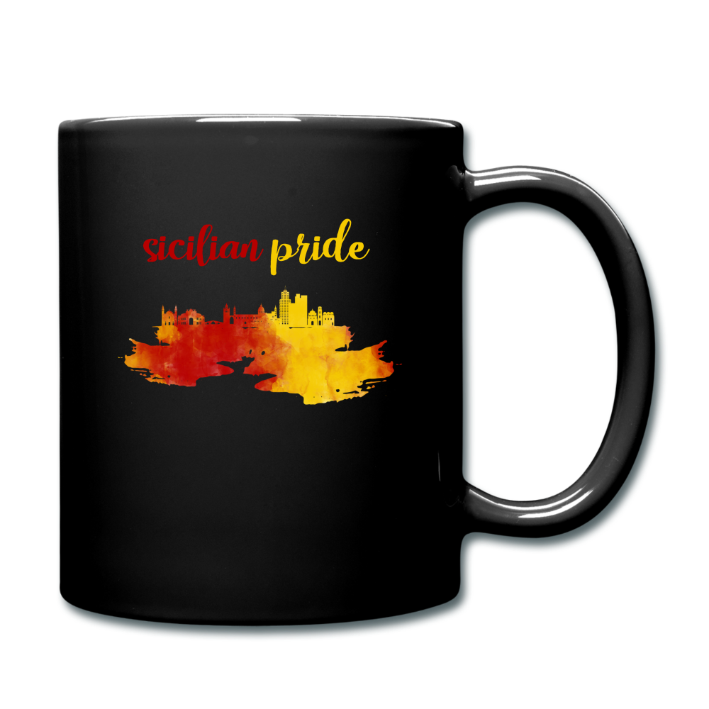 Sicilian Pride Full Color Mug 11 oz - black