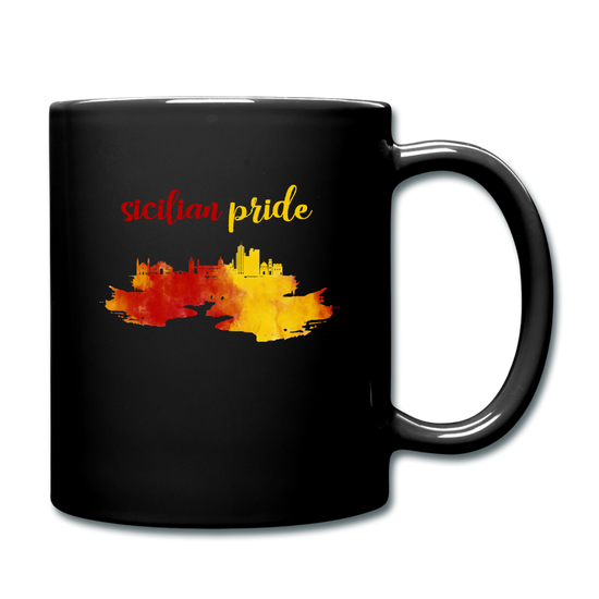 Sicilian Pride Full Color Mug 11 oz - black