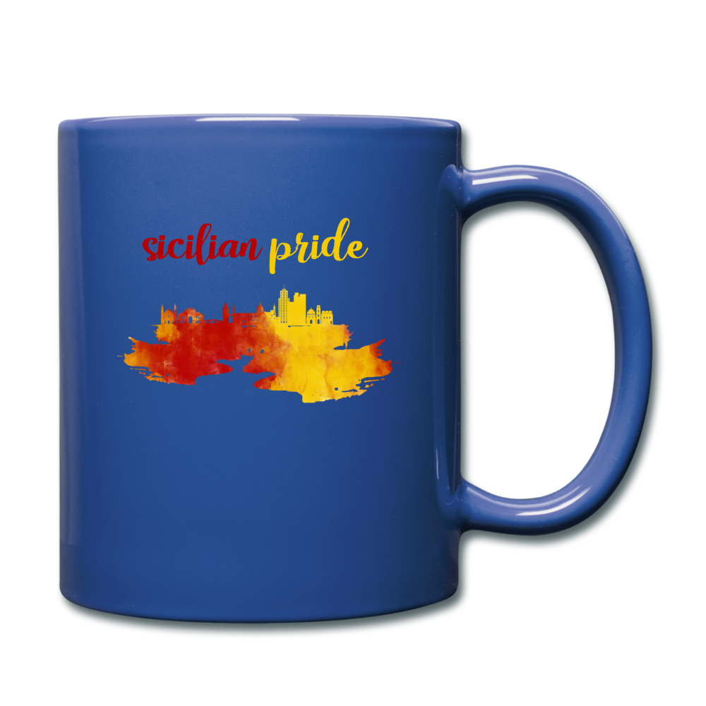 Sicilian Pride Full Color Mug 11 oz - royal blue