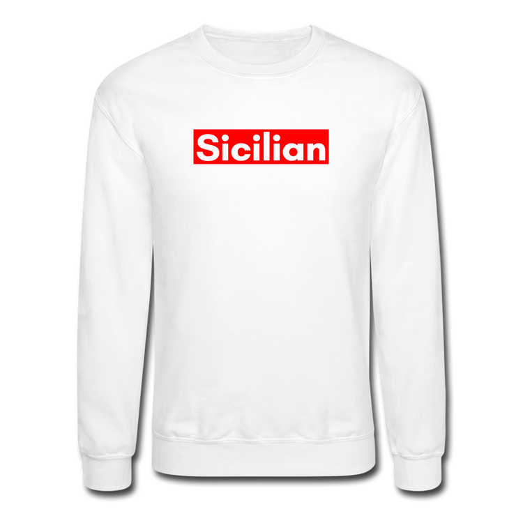 Sicilian Crewneck Sweatshirt - white