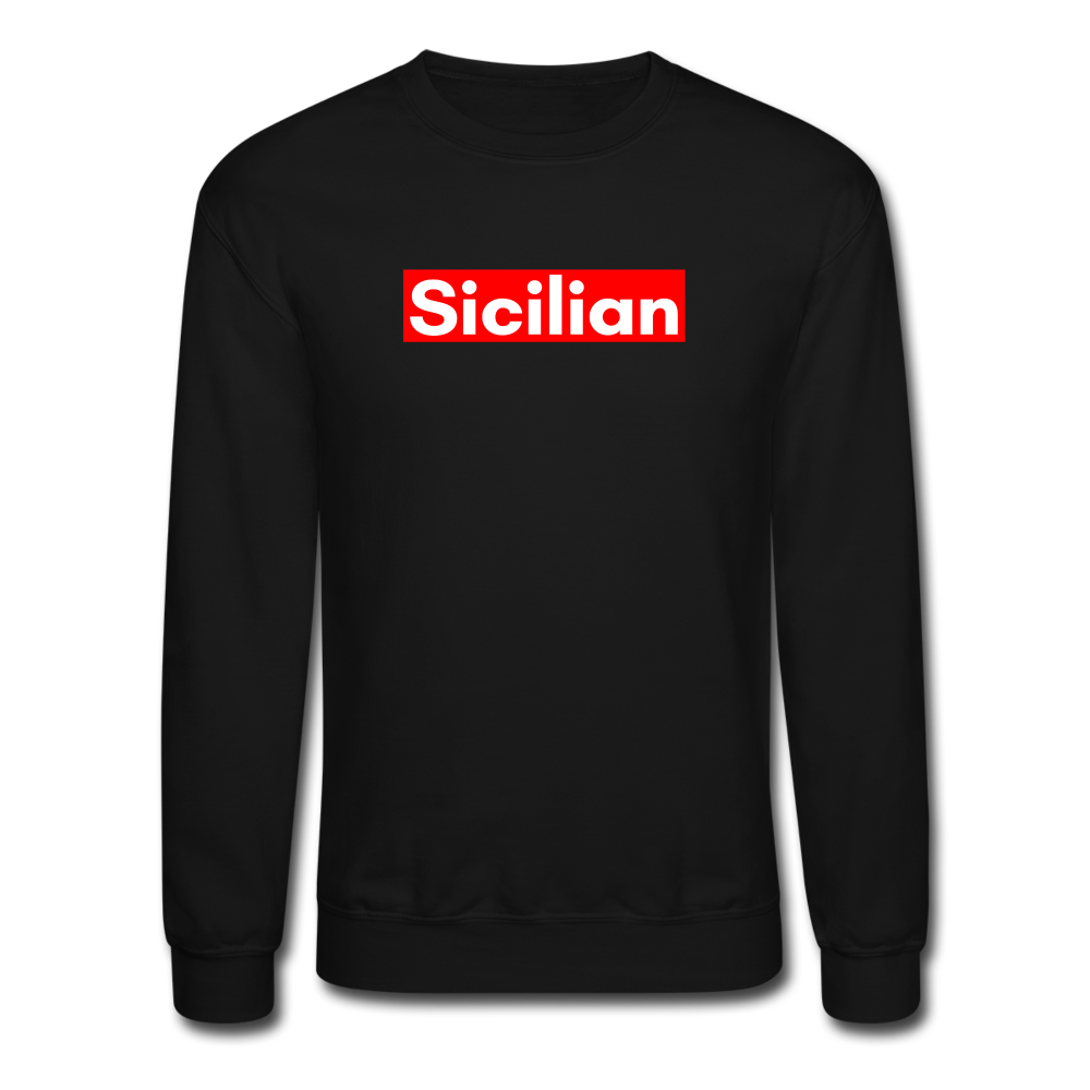 Sicilian Crewneck Sweatshirt - black