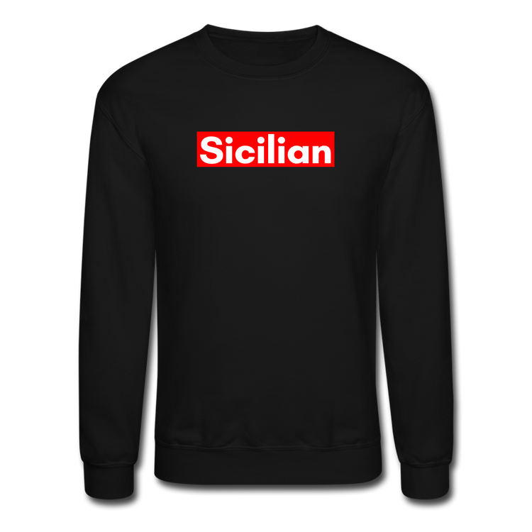 Sicilian Crewneck Sweatshirt - black