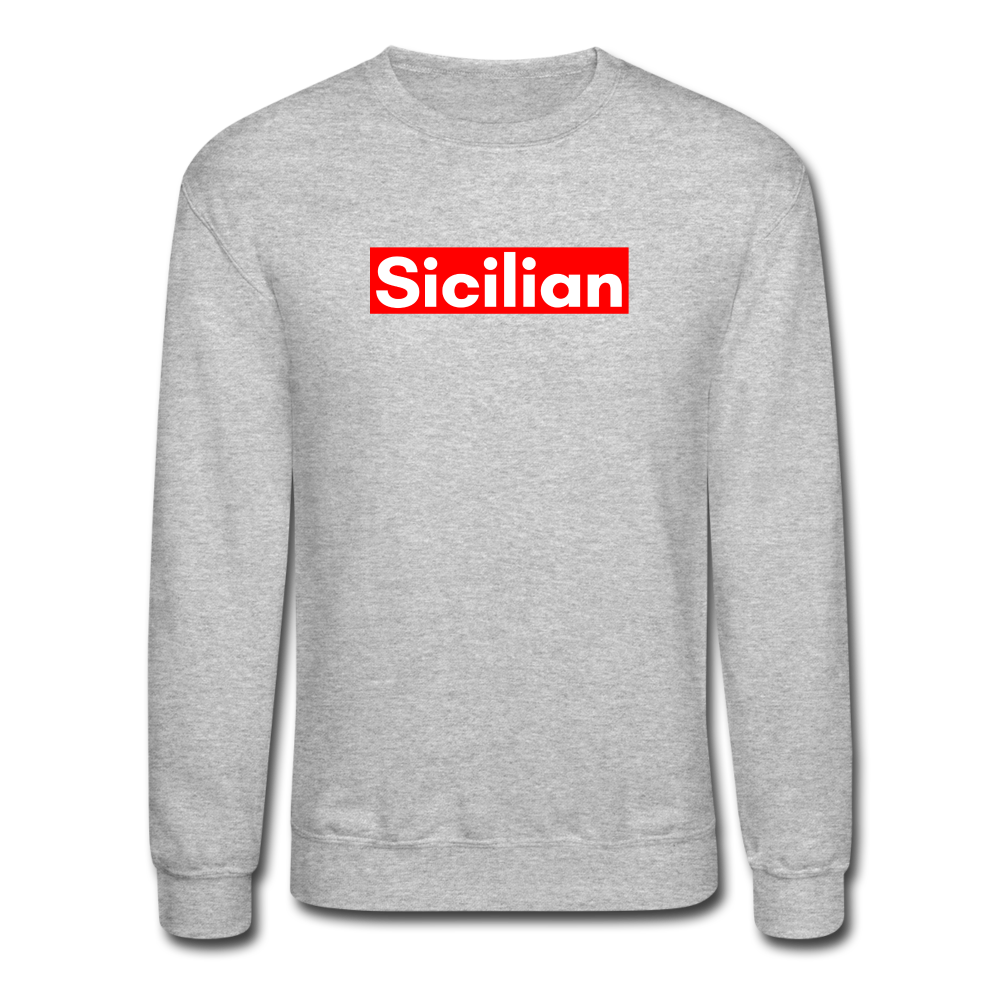 Sicilian Crewneck Sweatshirt - heather gray