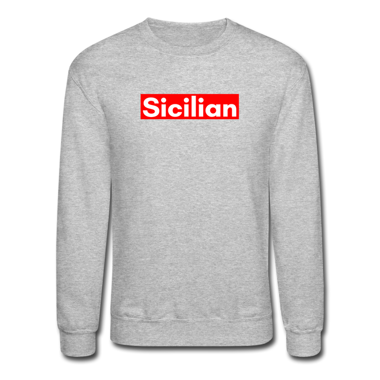 Sicilian Crewneck Sweatshirt - heather gray