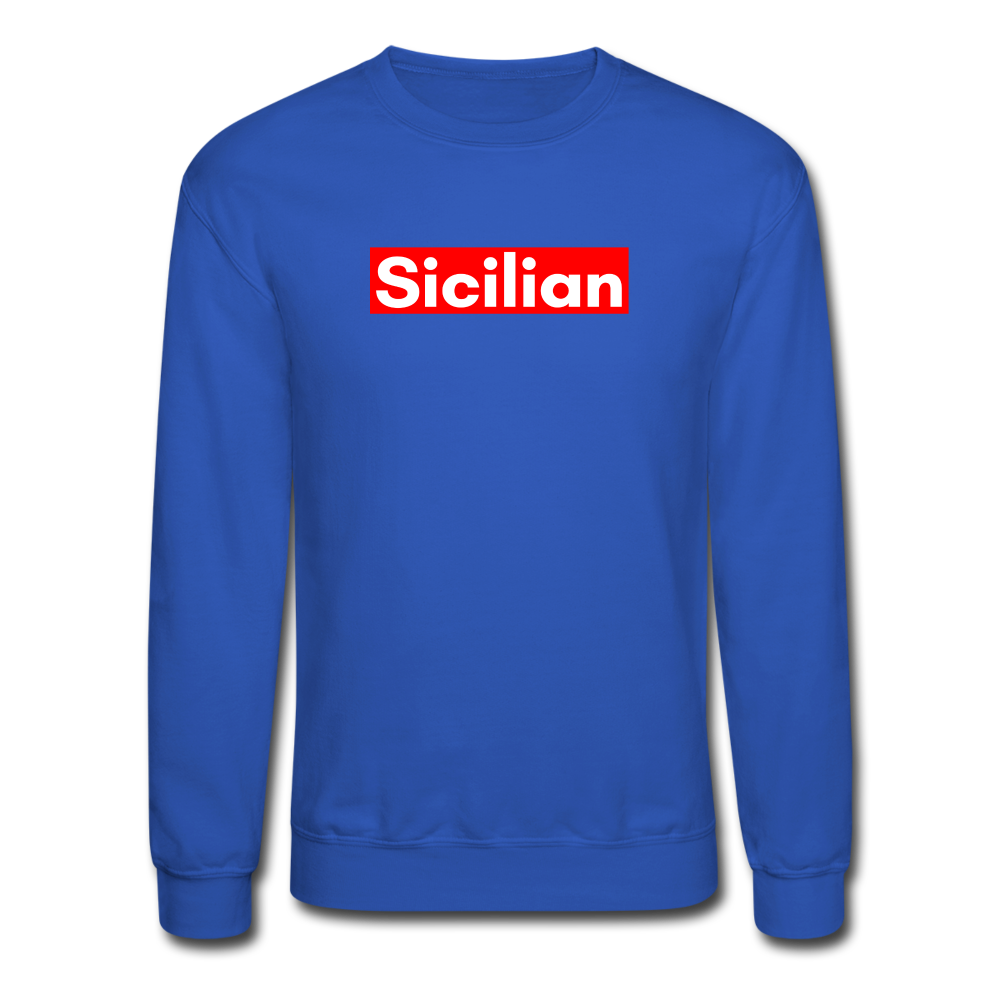 Sicilian Crewneck Sweatshirt - royal blue