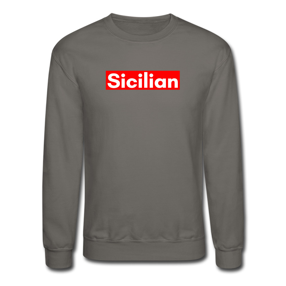 Sicilian Crewneck Sweatshirt - asphalt gray