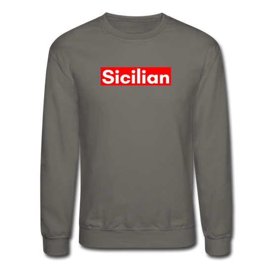 Sicilian Crewneck Sweatshirt - asphalt gray