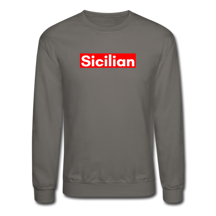 Sicilian Crewneck Sweatshirt - asphalt gray