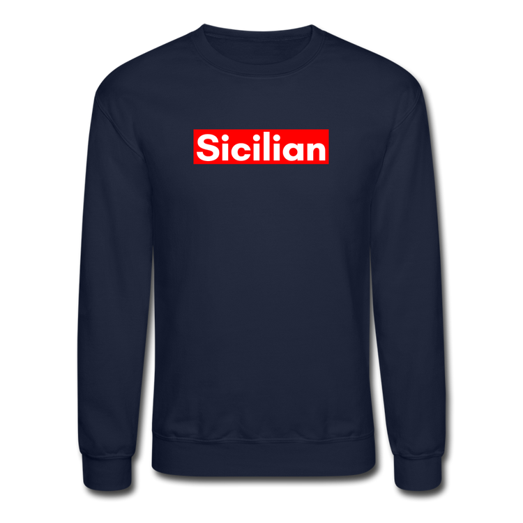 Sicilian Crewneck Sweatshirt - navy