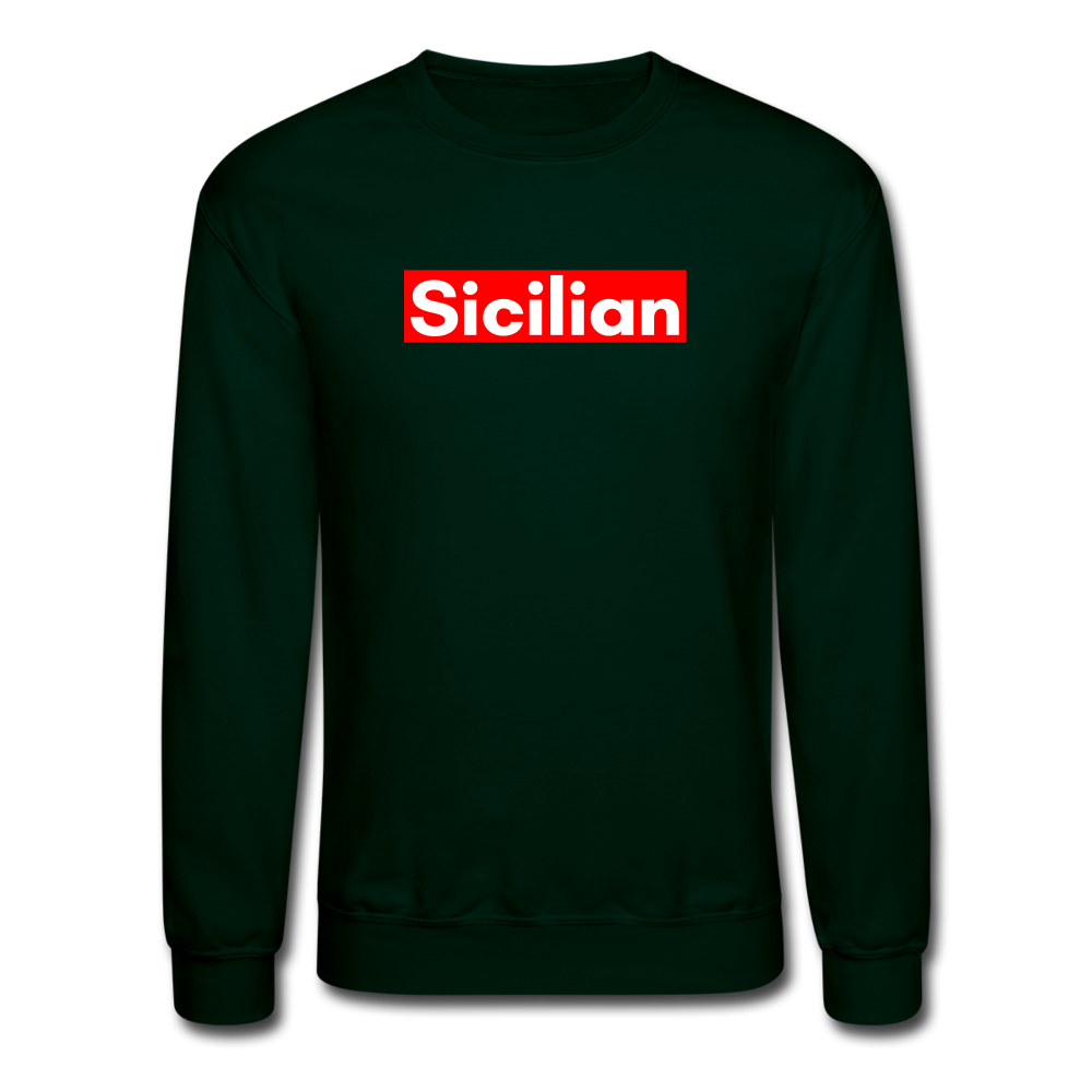Sicilian Crewneck Sweatshirt - forest green