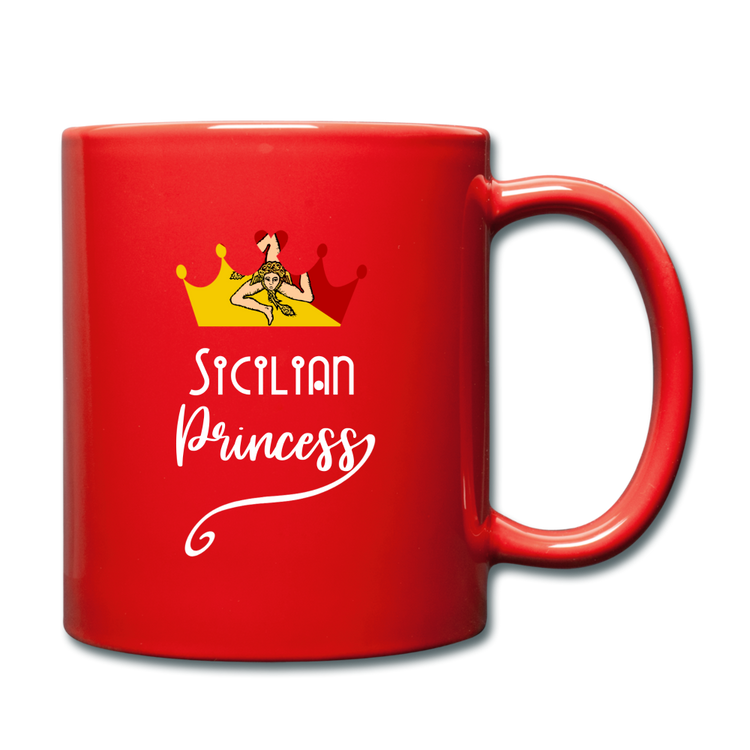 Sicilian Princess Full Color Mug 11 oz - red