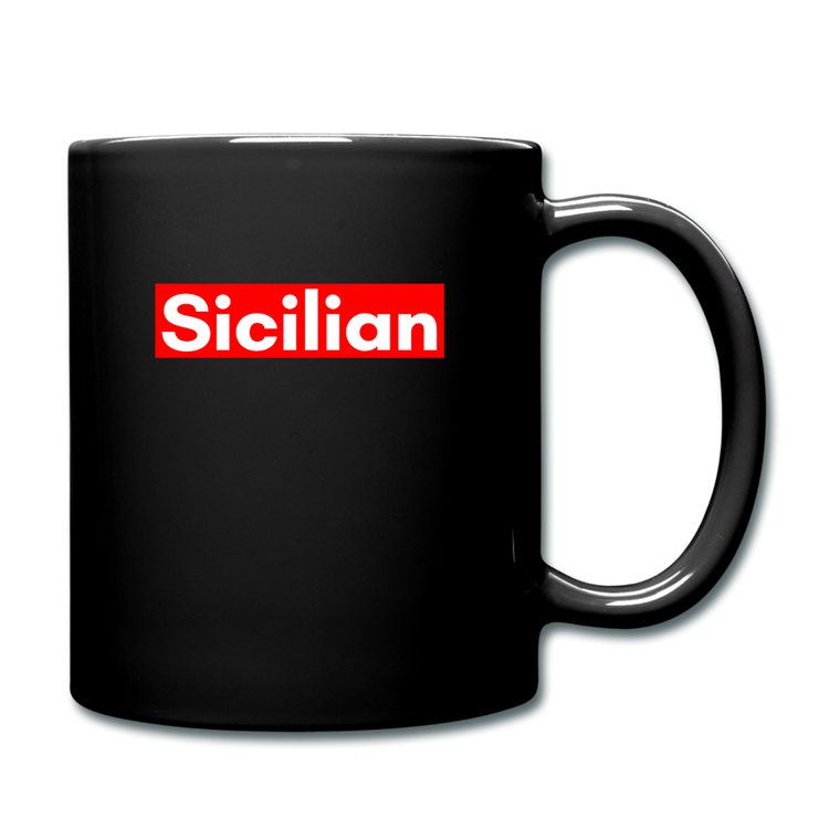 Sicilian Full Color Mug 11 oz - black