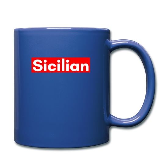 Sicilian Full Color Mug 11 oz - royal blue