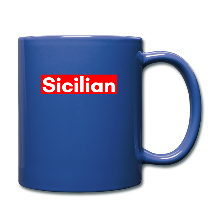 Sicilian Full Color Mug 11 oz - royal blue