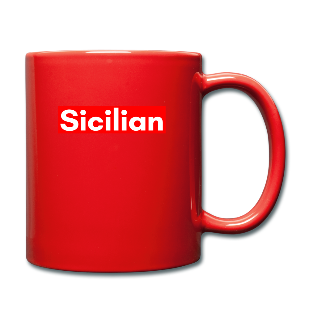 Sicilian Full Color Mug 11 oz - black