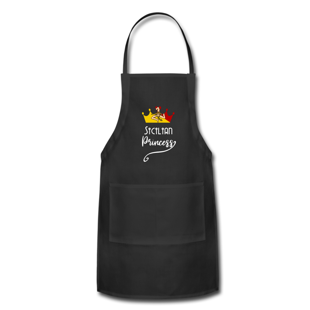 Sicilian Princess Apron - black